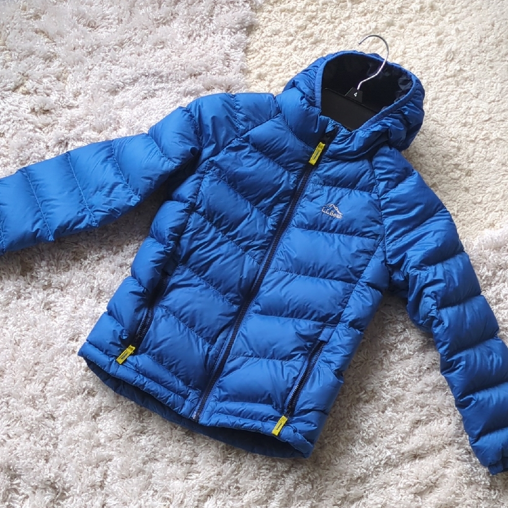 L.L. Bean Navy and Royal Blue Down Jacket